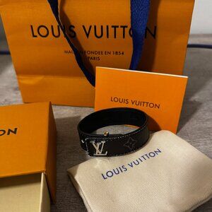 LV Slim Bracelet Monogram Eclipse